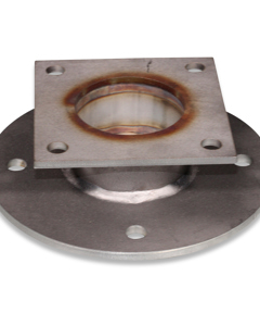 Suction pipe SST / flange NP16 75mm / 120x120